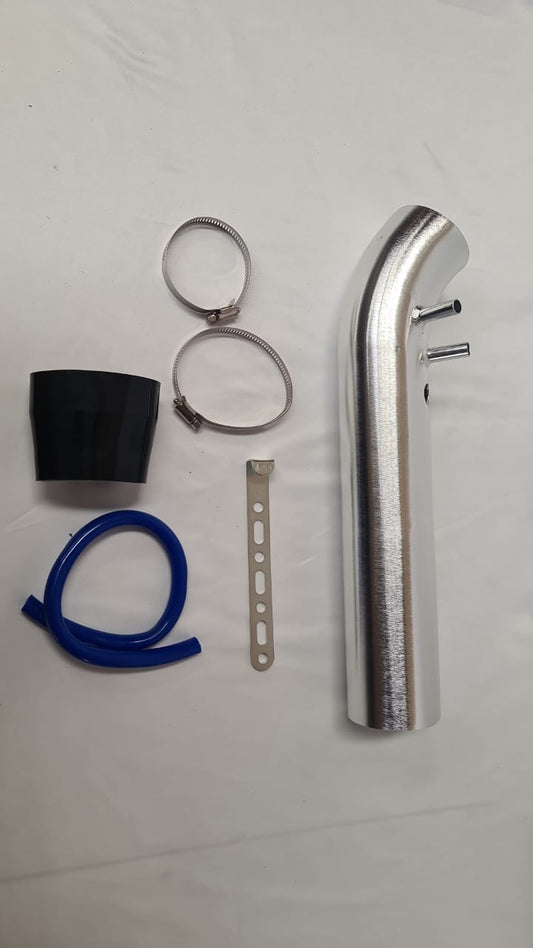 LONG INTAKE PIPE SILVER
