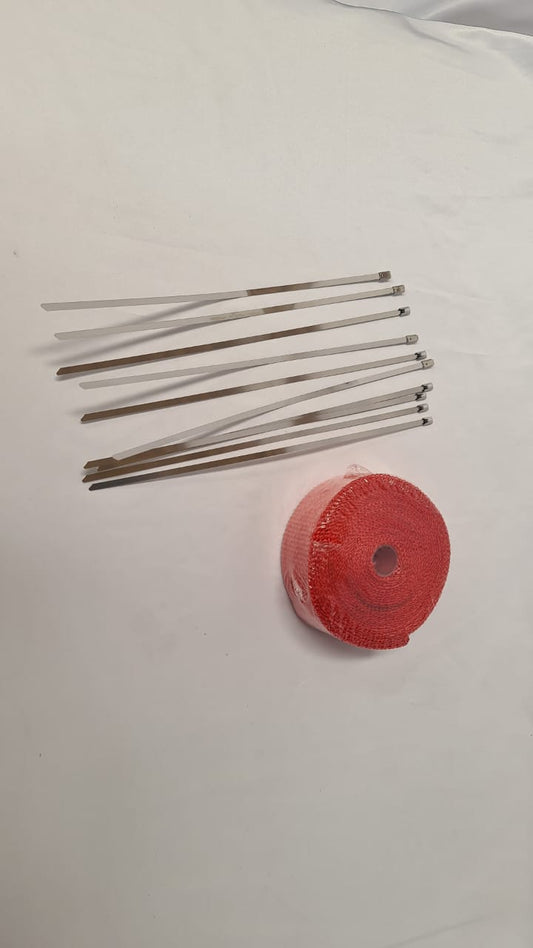 RED EXHAUST INSULATING WRAP