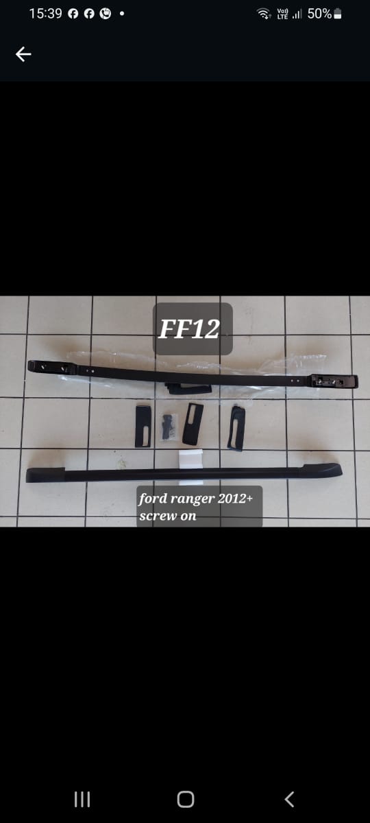 FORD RANGER 2012+ SCREW ON ROOF RAIL