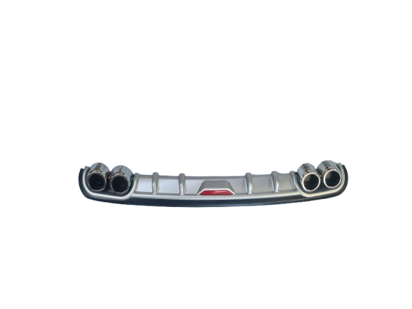 Rear Bumper Diffusers & Red Reflector (Universal)