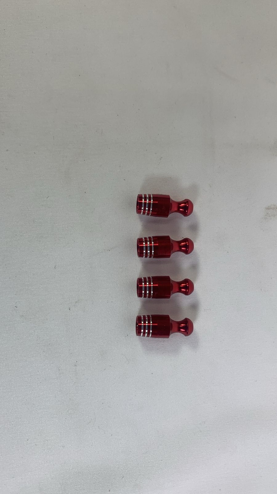 Bowling pins red