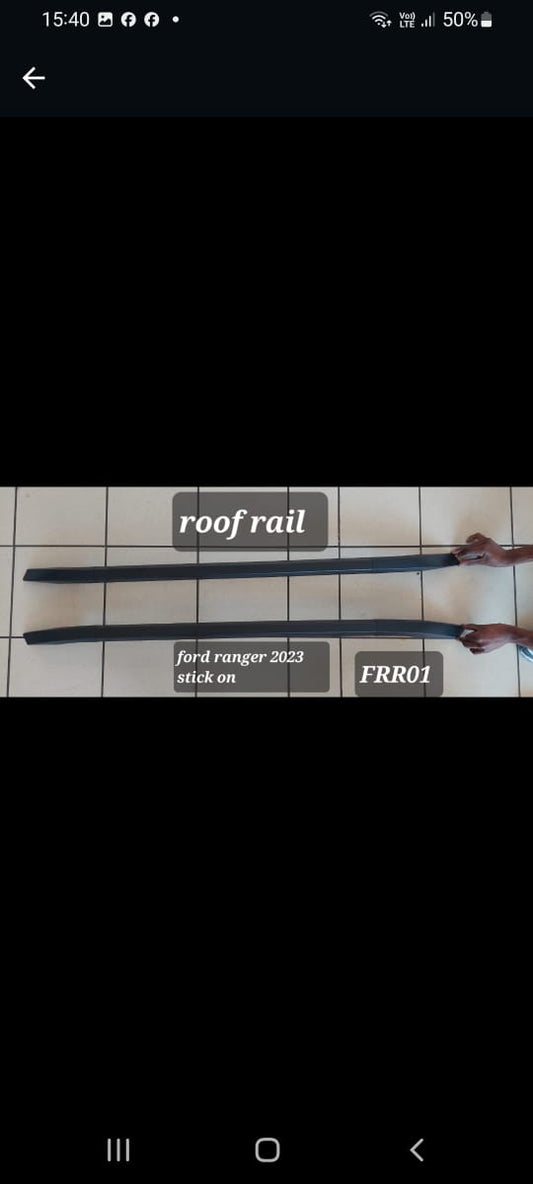 ROOF RAIL FORD RANGER STICK ON